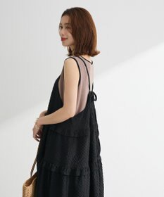 Green Parks ・Petit Fleur フリルティアードキャミワンピ