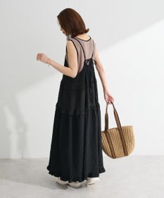 Green Parks ・Petit Fleur フリルティアードキャミワンピ