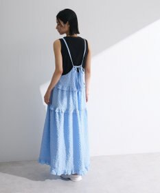 Green Parks ・Petit Fleur フリルティアードキャミワンピ