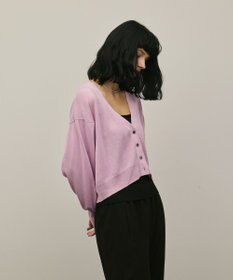 GRACE CONTINENTAL スリーブスリットニットカーディガン