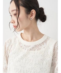 earth music&ecology レースプルオーバー