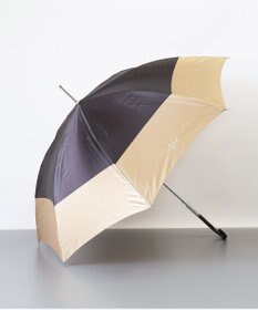 AURORA PINKY & DIANNE（ピンキー＆ダイアン） バイカラー耐風雨傘（長傘）