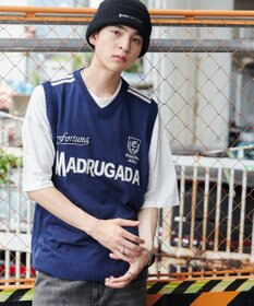 WEGO 【ユニセックス着用ITEM/2点セット】アンサンブルゲームロゴニットベスト