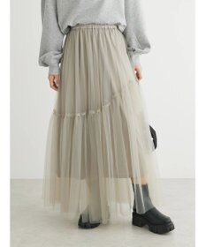Green Parks ・ＥＬＥＮＣＡＲＥ　ＤＵＥ　チュールティアードスカート