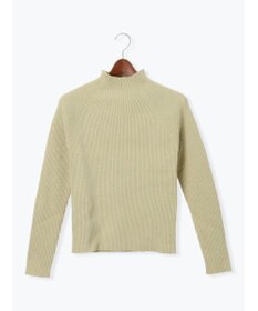Te chichi モールリブスタンドネックニット