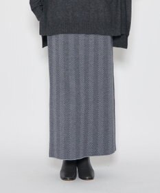 J.PRESS YORK STREET 【WOMEN】ヘリンボーンタイトスカート
