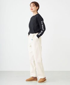 SHARE PARK LADIES 【UNISEX】吸水速乾 ショルダーロゴロングスリーブTシャツ（S・Mサイズ）