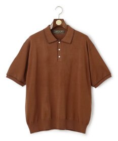 J.PRESS MEN 【WEB・一部店舗限定】Blancket Stitch Knit Polo