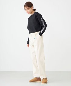 SHARE PARK LADIES 【UNISEX】吸水速乾 ショルダーロゴロングスリーブTシャツ（S・Mサイズ）