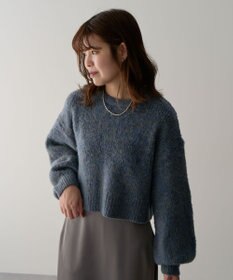 Green Parks ・ＥＬＥＮＣＡＲＥ　ＤＵＥ　ミックスシャギーニット