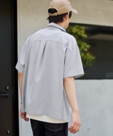 WEGO クロップドSSサッカーストライプシャツ