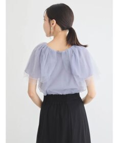 earth music&ecology チュールレイヤードプルオーバー