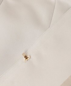 自由区 L 【洗える】グログランノーカラー ジャケット