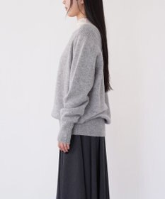 TOQUE 〈大草直子さんアドバイザー〉ベビーアルパカ×ウール縮絨ニットラグランスリーブ