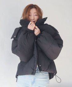 WEGO 【25年秋冬新作/SMサイズ展開】2WAYフードパファーブルゾン