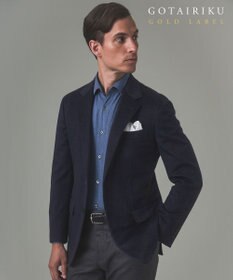 GOTAIRIKU GOLD LABEL/WEB&一部店舗限定【COLOMBO】ピュアカシミヤ ジャケット(24年モデル) ネイビー系