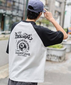WEGO 【ユニセックス着用ITEM】ラグラングラフィックBIG　T（SS）
