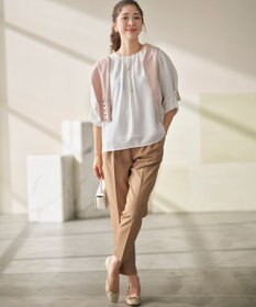 組曲 【WEB限定・低反発】チュールバレエパンプス