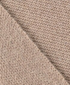 ANY 【洗える】カシミヤブレンドガーターニット