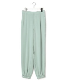 23区 L 【防シワ性/吸水速乾】ジョーゼットサテン ジョグパンツ