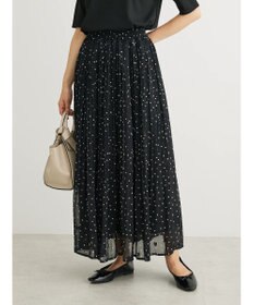 Green Parks シフォンＪＱアソートプリーツスカート