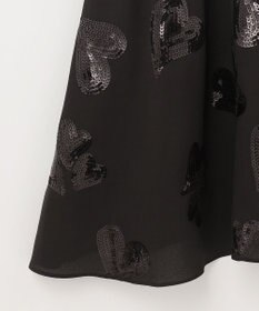 GRACE CONTINENTAL ハートスパンコールワンピース