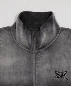 WEGO 【ユニセックス着用ITEM】ブリーチロゴベロアトラックジャケット