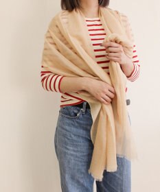 ORuKuBET CHAMBRAY CASHMERE STOLE