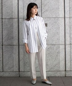 KASHIYAMA GIZA 100/2 バンドカラーシャツ