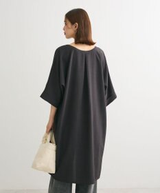 Green Parks 前後２ｗａｙ　ミディ丈タックワンピース