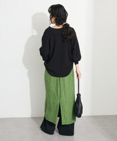 CRAFT STANDARD BOUTIQUE 洗える/UVカット/毛玉軽減 ファンクショナルニットカーディガン