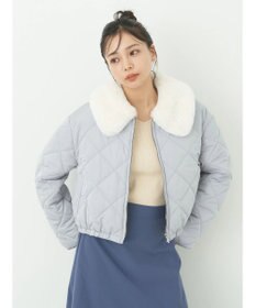 earth music&ecology ファーカラーブルゾン