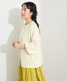 CRAFT STANDARD BOUTIQUE 洗える/UVカット/毛玉軽減 ファンクショナルニットカーディガン