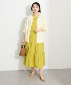 CRAFT STANDARD BOUTIQUE 洗える/UVカット/毛玉軽減 ファンクショナルニットカーディガン