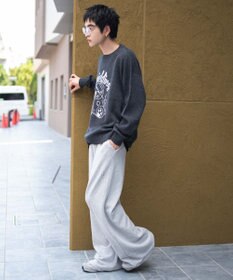 WEGO 【ユニセックス着用ITEM/SMLサイズ展開】ジャガードグラフィックプルオーバー