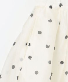 ANY KIDS ネコ×ドット スカート