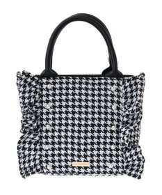 Maison de FLEUR 2Way千鳥柄フリルトートSバッグ