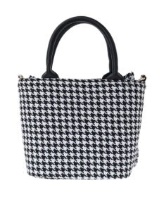 Maison de FLEUR 2Way千鳥柄フリルトートSバッグ