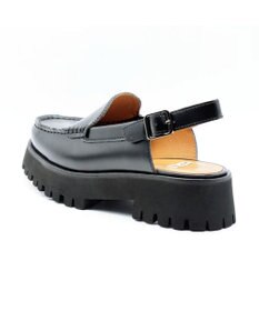 APOM プラットフォームスリングバックモカシン40