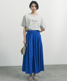 UNFILO L 【VERY掲載】BEAUTY FORM-T cotton ロゴ ハーフスリーブ Tシャツ