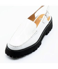 APOM プラットフォームスリングバックモカシン40