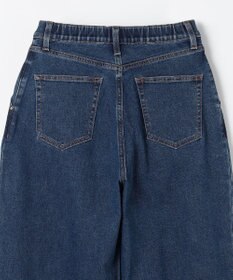 ANY L 【ウエストゴム】タックワイドデニム