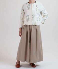 muuc ボタニカル刺繍のジャケット