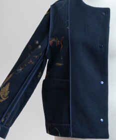 muuc ボタニカル刺繍のジャケット