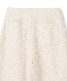 GRACE CONTINENTAL リボンヤーンフレアパンツ