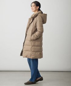 J.PRESS LADIES 【洗える・2way】タフタダウン ロング丈 コート