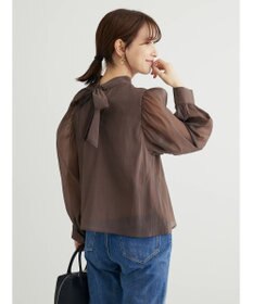 Green Parks ・ＥＬＥＮＣＡＲＥ　ＤＵＥ　バックリボンブラウス