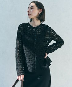 UNFILO 【前後着用可能】ラッセルレース 2WAYプルオーバー