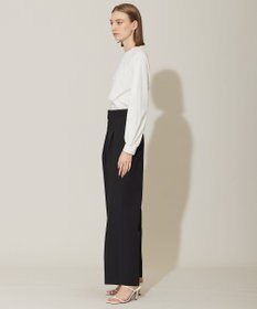 ICB L 【接触冷感・UVケア・洗える】コンフォートプレーティング パフスリーブカットソー