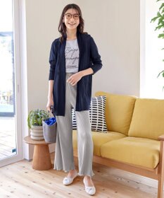 Tiaclasse L 【新色追加・UVケア・接触冷感】ロングトッパーカーディガン